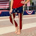 thumbnail image 2 of Pants for Girls Children Usa 250 Years Independence Day Print Sport Pants Comfortable Blue 3-4 Years, 2 of 5