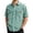 Shirts 48#GN1, variant on Mens Corduroy Short Sleeve Button Down Shirt with Leather Patch Pocket Classic formal Shirt Stretch Soft Summer Dailywear