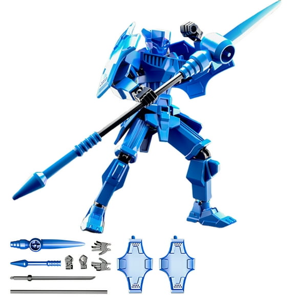 QIPOPIQ T13 Ensemble de Figurines d'Action, Mannequin 13 Chanceux 13 Figurine d'Action Multi-Articulée Chanceux Robot Mobile Nova T-13, Décorations de Bureau pour Jouets pour Amateurs de Jeux