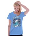 thumbnail image 5 of Vintage Smurf University Varsity Women's T Shirt Ladies Tee Brisco Brands 3X, 5 of 6