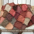 thumbnail image 2 of JCS Primitive Red Buffalo Plaid Homespun Cotton Fabric Sold by the Yard, 2 of 5