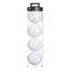 thumbnail image 3 of Paquete de 4 bolas de Pickleball, bolas de pepinillo para práctica, duraderas, 74mm, 40 agujeros para Blanco, 3 of 8