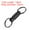Black, variant on Uxcell Quick Release Keychain, Detachable Pull Apart Key Rings Clip Spring Split Snap Separate Keychains Lock Holder for Car Purse Bag Belt Grey 1