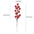 thumbnail image 5 of Mutmorningal Red Berry Branch Ornaments for Party Decor, Bouquet Enhancements, and Realistic Berry Photo Props, 5 of 5