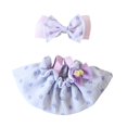 thumbnail image 2 of Adorable atuendo para muñeca de peluche, accesorios para muñecas, ropa hecha a mano, reemplazo para muñecas. púrpura, 2 of 9