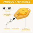 thumbnail image 3 of Retractable Spring Balancer, Bearing Spring Tool Load Balancer 4 Feet Adjustable Cable Retractor 3.3-6.6lbs (1.5-3kg), 3 of 6