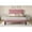 pink, variant on Linen Upholstered Platform Bed Frame - Button Tufted Headboard Princess Bed w/ Wood Slats (Twin/Full/Queen, No Box Spring Needed)