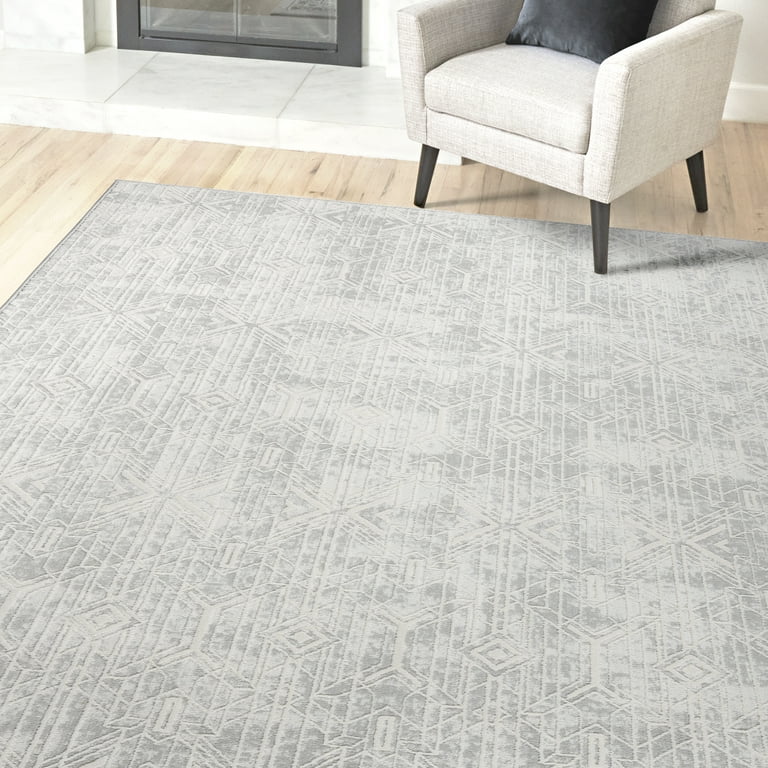 Gertmenian Ethan Marion Modern Abstract Ivory Area Rug, 5x7