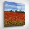 thumbnail image 3 of Epic Art 'Field of Poppies II' by Tim O'Toole, Acrylic Glass Wall Art, 12"x12", 3 of 7