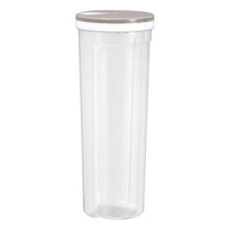 Danhjin Airtight Tall Food Storage Containers for Spaghetti & Pasta Clear Pantry Organization Jars with Leakproof Lids Kitchen Canisters for Flour, Cereal, Coffee Beans & Dry Food