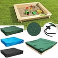thumbnail image 1 of Dustproof protection Sandbox Cover Waterproof Sandbox Pool Cover blue 120x120x20cm, 1 of 5