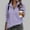 *Purple, variant on ClodeEU Womens Sweatshirt，Solid Color With Pocket Sportswear,Long Sleeved Half Zipper Pullover Top White,Womens Plus M