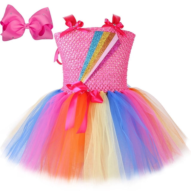 Vestido de fiesta de cumpleaños para niñas Conjunto de disfraces de tul de carnaval de Halloween zhangyuxiang unisex