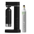 thumbnail image 1 of Máquina de agua con gas FIZZIT, botella negra de acero inoxidable de 1 litro, 1 of 8