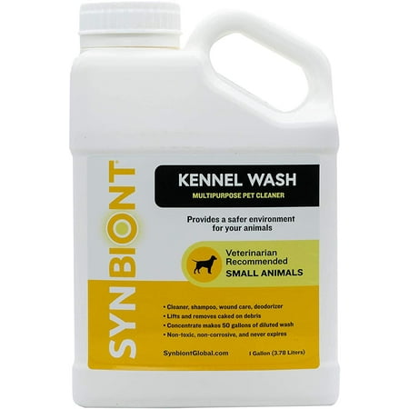 UPC: 0851023004014 | Synbiont Kennel Wash 1 Gallon Concentrate – Cleaner & Deodorizer for Birds  Cats  Dogs  Rabbits  Chickens – Dog Kennel Deodorizer Alternative – Pet Shampoo