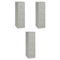 thumbnail image 1 of Pemberly Row Set of 3 4-Drawer Letter Width Vertical File Cabinet in Light Gray, 1 of 11