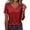 Red, variant on Tqcoqu Womens Summer Tops,V Neck Short Sleeve Shirts Dressy Casual Tunic Blouses Spring Fashion,Pink Women's S-XXXL