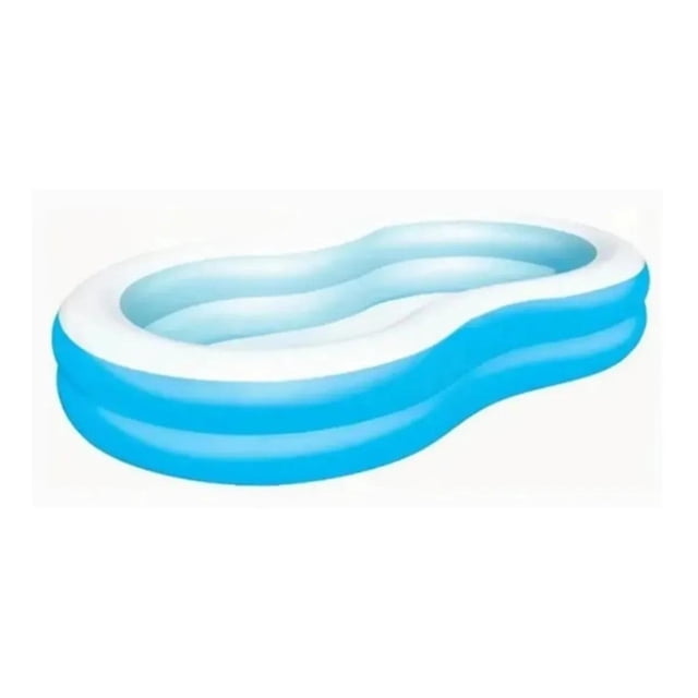 Alberca Inflable Familiar En Forma De Laguna 262x157x46cm Trade Laguna 544 Litros