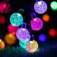 thumbnail image 1 of Solar String Lights Outdoor , 50LED Globe Fairy Waterproof Light, 1 of 5