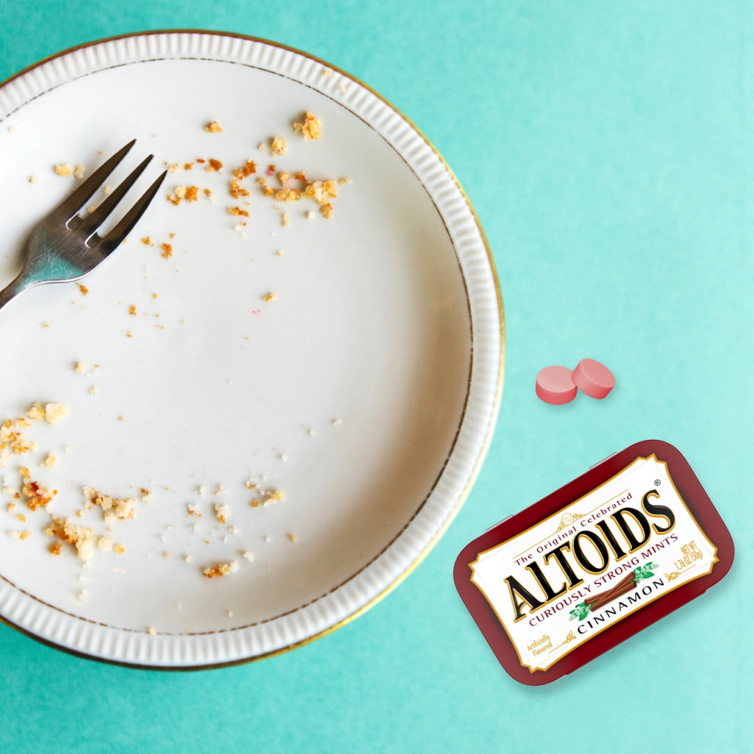 (2 pack) Altoids Cinnamon Breath Mints - 1.76 oz Tin