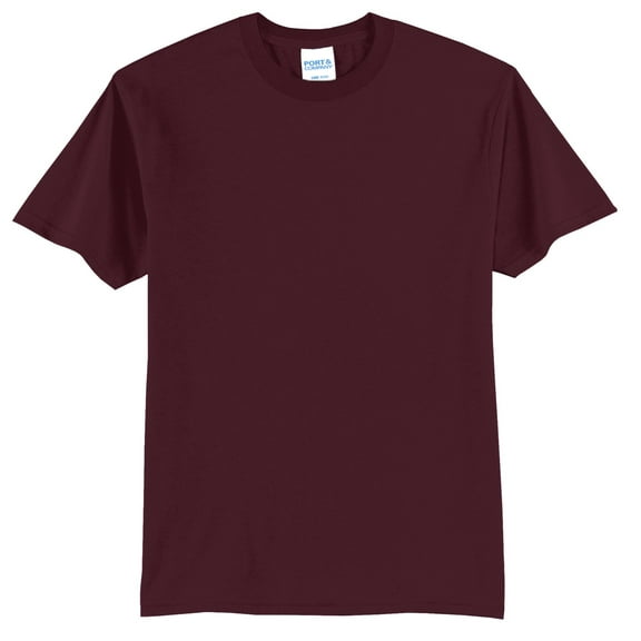 Port Company Tall Core Blend Tee-4XLT (Athletic Maroon)