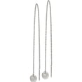 thumbnail image 2 of Stainless Steel Polished Disc Dangle Threader Earrings (165.8 X 7) Made In China sre1358, 2 of 5