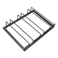 thumbnail image 3 of 3 Rows Wine Glass Rack Under Cabinet, Iron Art Upside Down Wine Glass Holder European Style Hanging Stemware Holder, 3 of 8