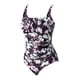 thumbnail image 4 of MKLEKYY Trajes De Baño Mujer Women Floral Printed Straps Jumpsuit Swimsuit Swimwear Bathing Beach Sexy Bikini Swimwear, 4 of 5