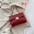 thumbnail image 1 of LHSHID Fashion Shoulder Crossbody Bag For Women Pu Leather Diamond Pattern Bag Female Designer Casual Solid Color Messenger Bag Purse, 1 of 6