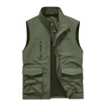 thumbnail image 3 of Birdeem Mens Work Clothes Jacket Solid Color Stand Collar Multiple Pockets Outdoor Sports Photography Leisure Coat, 3 of 8