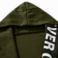 thumbnail image 4 of Tawop Coats for Men Long Sleeve Zip with Hood Casual Letter Solid Mens Gift,Army Green,XL, 4 of 7
