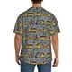 thumbnail image 3 of Balery Modern Excavator Camisa Casual de Manga Corta con Botones para Hombre, Texturizada, Estilo Cubano, para Playa, Verano-4X-Large, 3 of 5