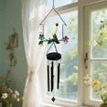 thumbnail image 3 of Oliegs Solar Powered Garden Wind Chime Outdoor Hanging With LED Lights Weather Patio Ornament For Yard Housewarming, 3 of 5
