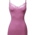 thumbnail image 3 of FashionOutfit Women's Basic Lace Trim Cami Top, 3 of 3