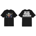 thumbnail image 4 of Power Rangers Go Go Power Rangers Men's Black T-shirt-X-Large, 4 of 6