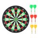 thumbnail image 5 of Juego de tablero de dardos de plástico de 15 pulgadas con 6 magnéticos, 5 of 8