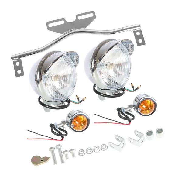 2-Pack Spot Fog Lamps Turn Signal Lights Universal for Honda Kawasaki Suzuki Yamaha