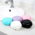 thumbnail image 3 of Mdesiwst Portable Lovely Oval Soap Holder Storage Box Bathroom Home Travel Case Container, 3 of 7