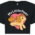 thumbnail image 3 of My Little Pony - Retro Heart Logo - Junior's Cropped Tee, 3 of 5