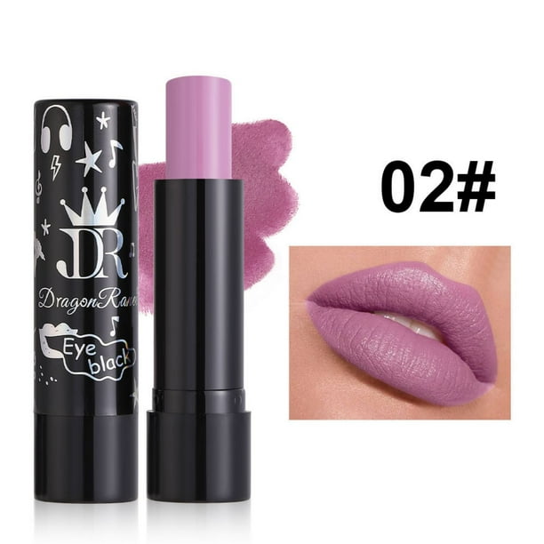 XWSHYW Lápiz Labial Lápiz Labial Oscuro Mate Mate para Pintura Facial, Ideal para Maquillaje, 12 Colores