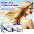 Keratin Purple & Blue Hair Mask,Vitamins Keratin Purple Hair Mask,Toner