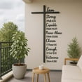 thumbnail image 4 of Minibee Metal Cross Wall Art Decor, Christian Wall Art with Crosses and Bible Verse, Christian Religious Rustic Farmhouse Scripture Decorations Home Living Room Decor Easter Christmas Gift, 4 of 12