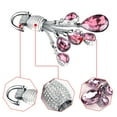 thumbnail image 3 of Xotic Tech Car Key Chain, Rhinestone Water-drop Style Jewelry Crystal Diamond Keychain Ring for Women Girls, Fashionable Key Decoration Accessories, Pink, 3 of 7