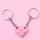 thumbnail image 3 of Adorable juego de llaveros para el día de San Valentín, perfecto para fiestas y regalos. 2 llaveros de pareja con forma de corazón., 3 of 8