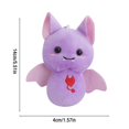 thumbnail image 2 of Cute Plush Toy Stuffed Animal Halloween Bat Doll Simulation Soft Plush Toy No Label For Decor DIY Use, 2 of 2