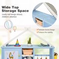 thumbnail image 6 of Infans Kids Wardrobe Costume Storage Closet Pretend Dresser Hanging Armoire, 6 of 7