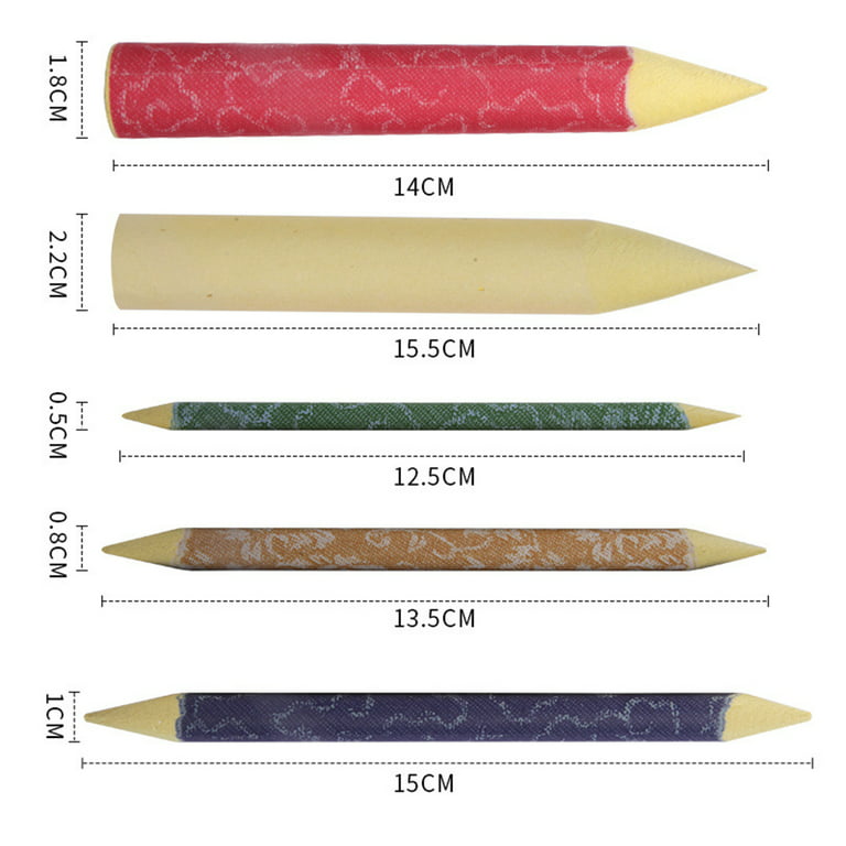 Professional Blending Stumps Sticks for Drawing Tortillions Paper Sandpaper  and Eraser Sketch Drawing Kits Art Supplies