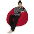 Sofa Sack Bean Bag Chair, Memory Foam Lounger with Microsuede Cover