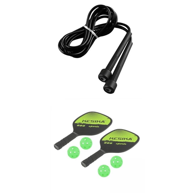 Juego de 2 palas de Pickleball kusrkot Verde