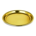thumbnail image 4 of Gold Round Plastic Serving Platter, 16", by Way To Celebrate, 4 of 5